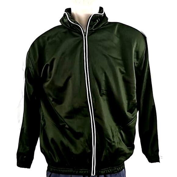 MATRIX Boys Dark Green Trico Track Jacket - Size Large (10-12) NWOT - Picture 2 of 5